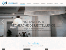 Tablet Screenshot of infinitesquare.com